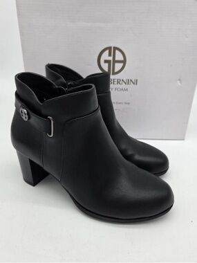 Giani Bernini Y2K Heeled Leather Booties